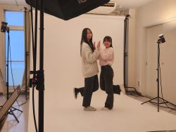 学校案内パンフレット作成中♪